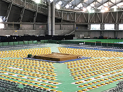大相撲巡業地方開催座布団の納品事例