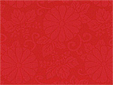 還暦祝い座布団生地-赤色菊桐柄