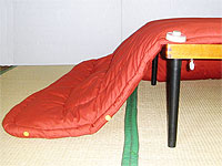 特注でお仕立てしたキルティング敷き布団マットです。